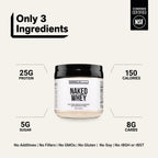 Vanilla Whey Protein Powder 1lb | Naked Vanilla Whey - 1LB