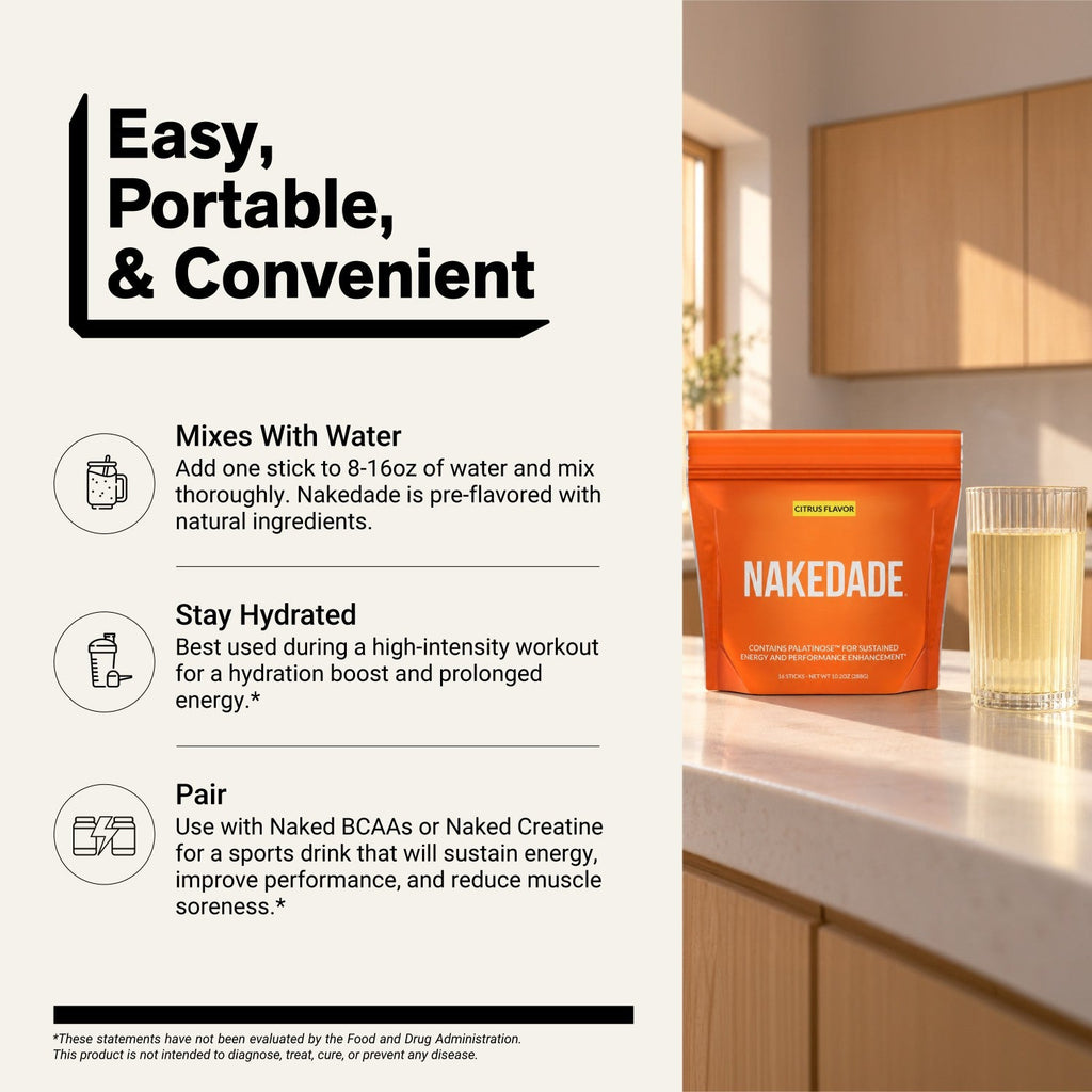 Citrus Electrolytes Powder Packets | Nakedade