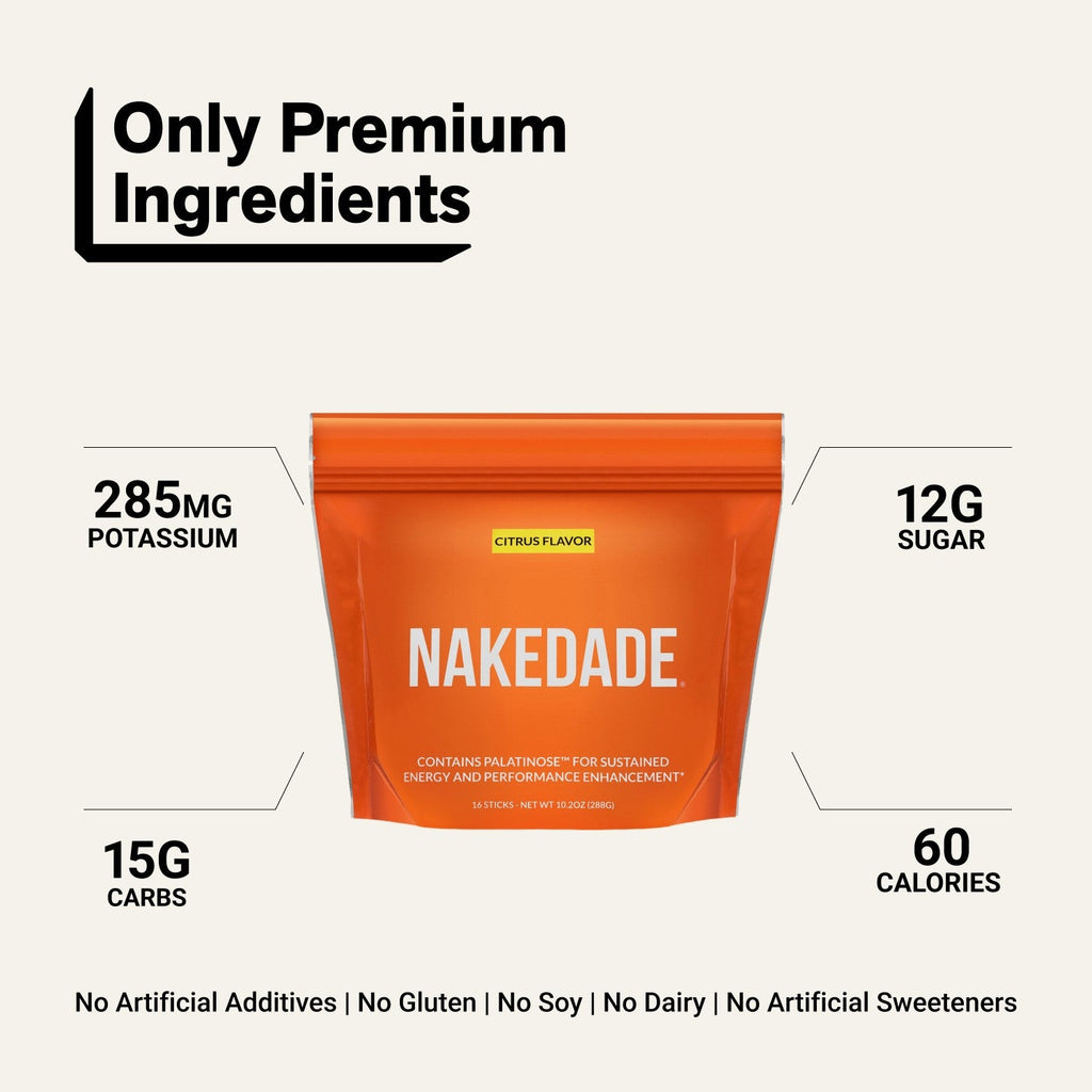 Citrus Electrolytes Powder Packets | Nakedade
