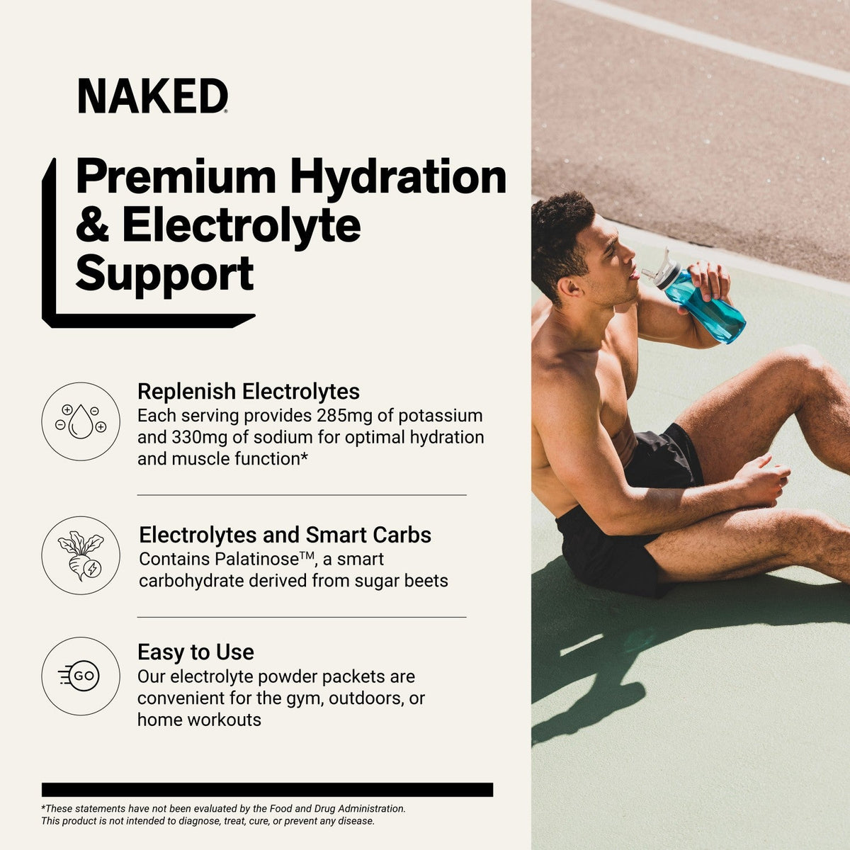 Electrolytes Powder Packets - Grape | Nakedade