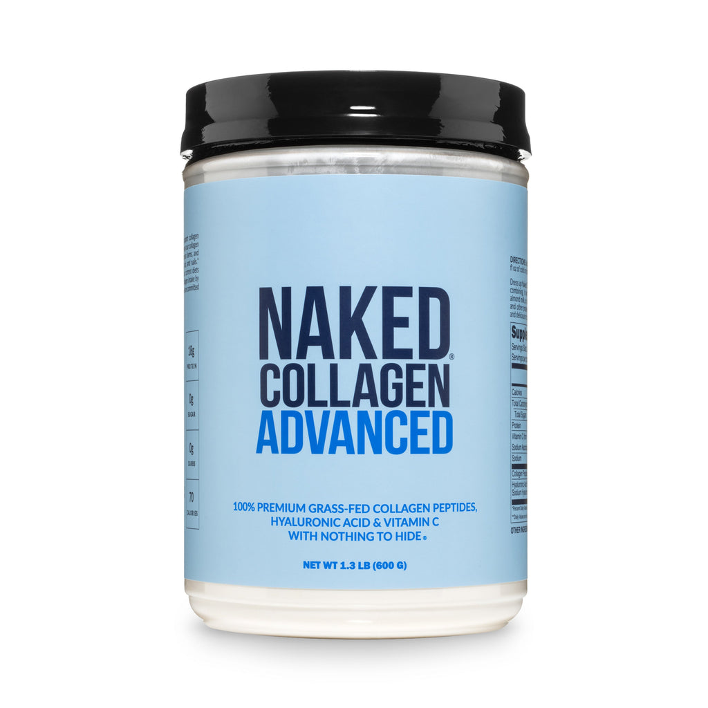 Collagen Peptides with Hyaluronic Acid | Naked Collagen Advanced - 1.3 LB