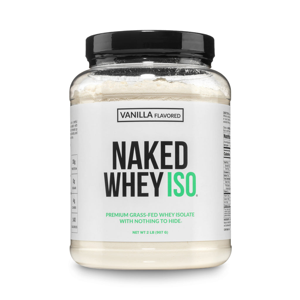 Vanilla Grass-Fed Whey Isolate Protein Powder | Naked Whey Isolate - 2LB